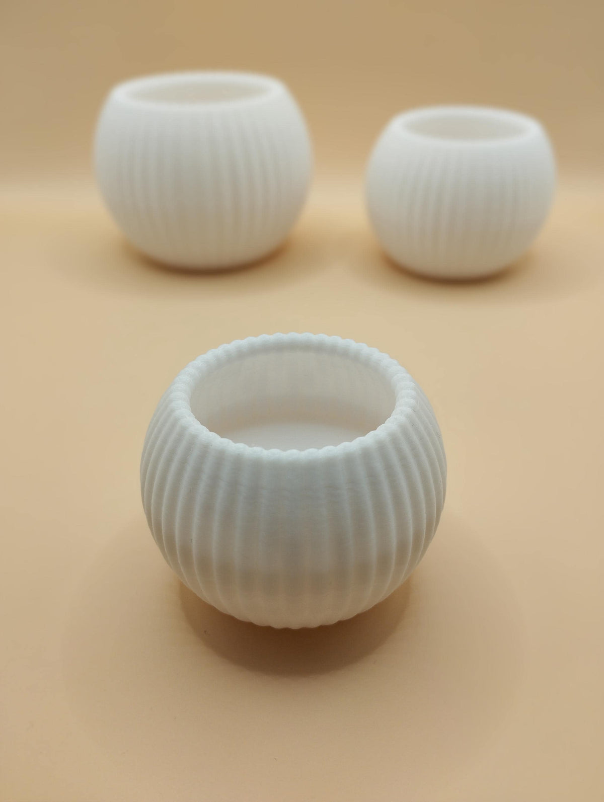 Modern LED Tea Light Holder, Candle Holder in Three Sizes, Minimalist Home Decor, Decorative Table and Shelf Ornament