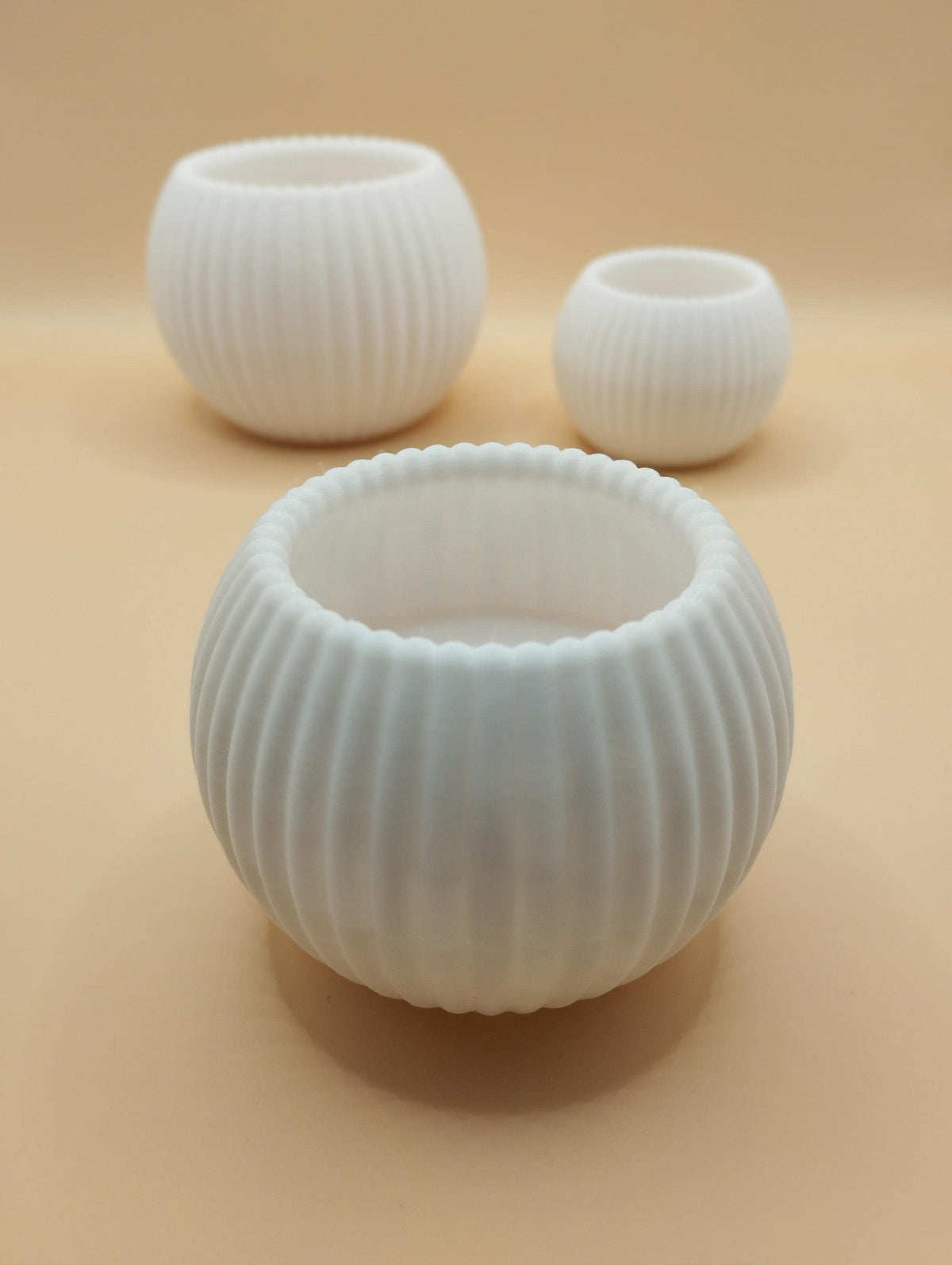 Modern LED Tea Light Holder, Candle Holder in Three Sizes, Minimalist Home Decor, Decorative Table and Shelf Ornament
