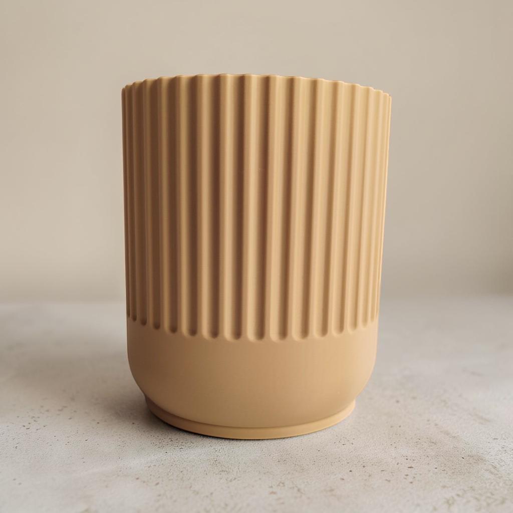 Japandi Kitchen Utensil Holder, 3D Printed PLA Countertop Caddy, Modern Kitchen Organizer