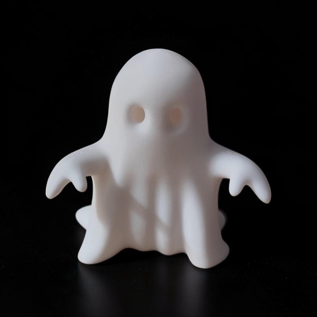 3D Printed Ghost Figurines Set, Spooky Shelf Decor, Autumn Mantel Display (Set of 3)
