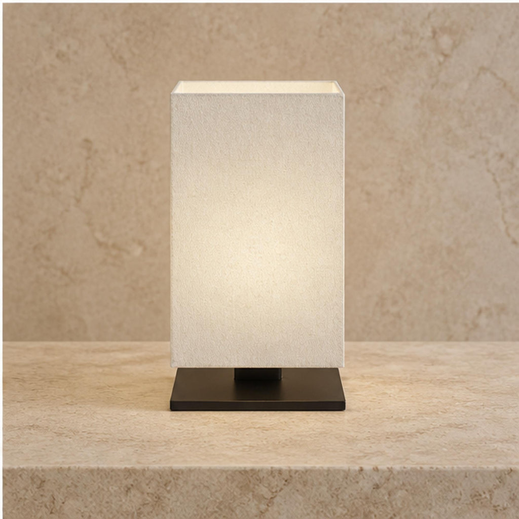 Minimalist Japanese Table Lamp, 3D Printed Warm Ambient Light, Zen Reading Corner Decor