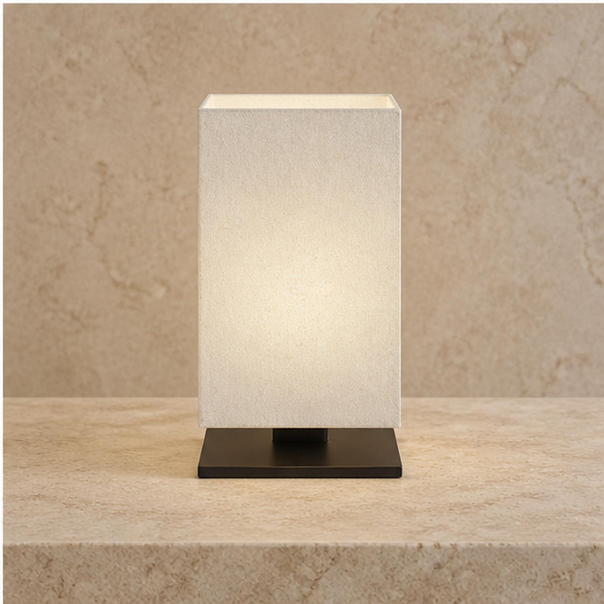 Minimalist Japanese Table Lamp, 3D Printed Warm Ambient Light, Zen Reading Corner Decor