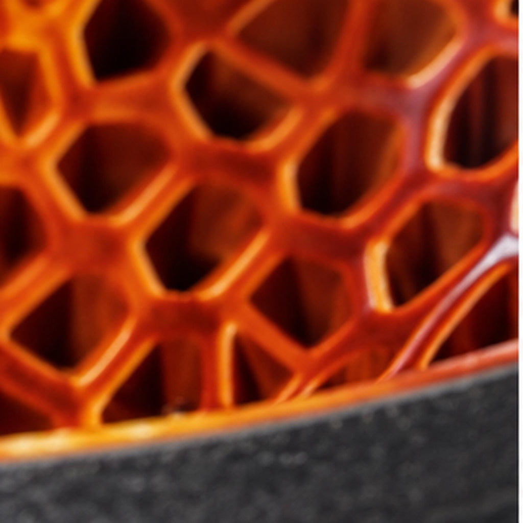 3D Printed Voronoi Bowl, Black & Copper Geometric Catchall, Japandi Decor (PLA)