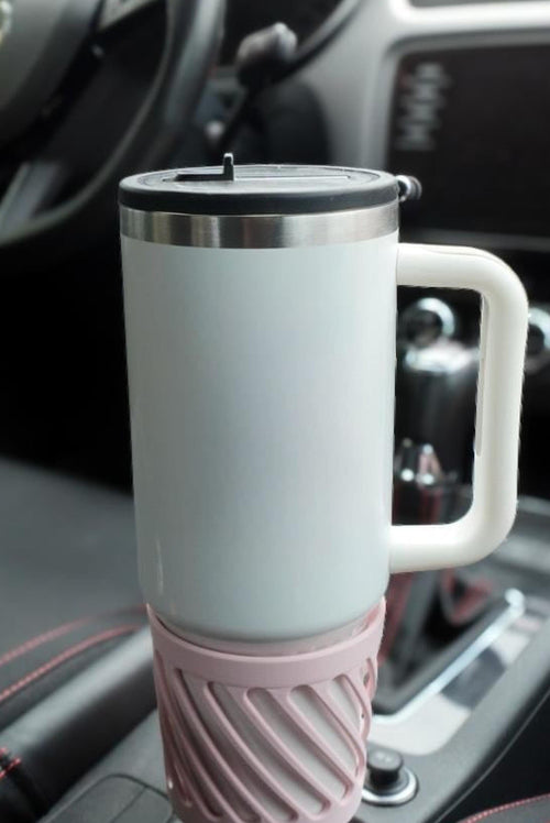 3D Printed Car Cup Holder Extender for Large Tumblers (65-69mm Base)