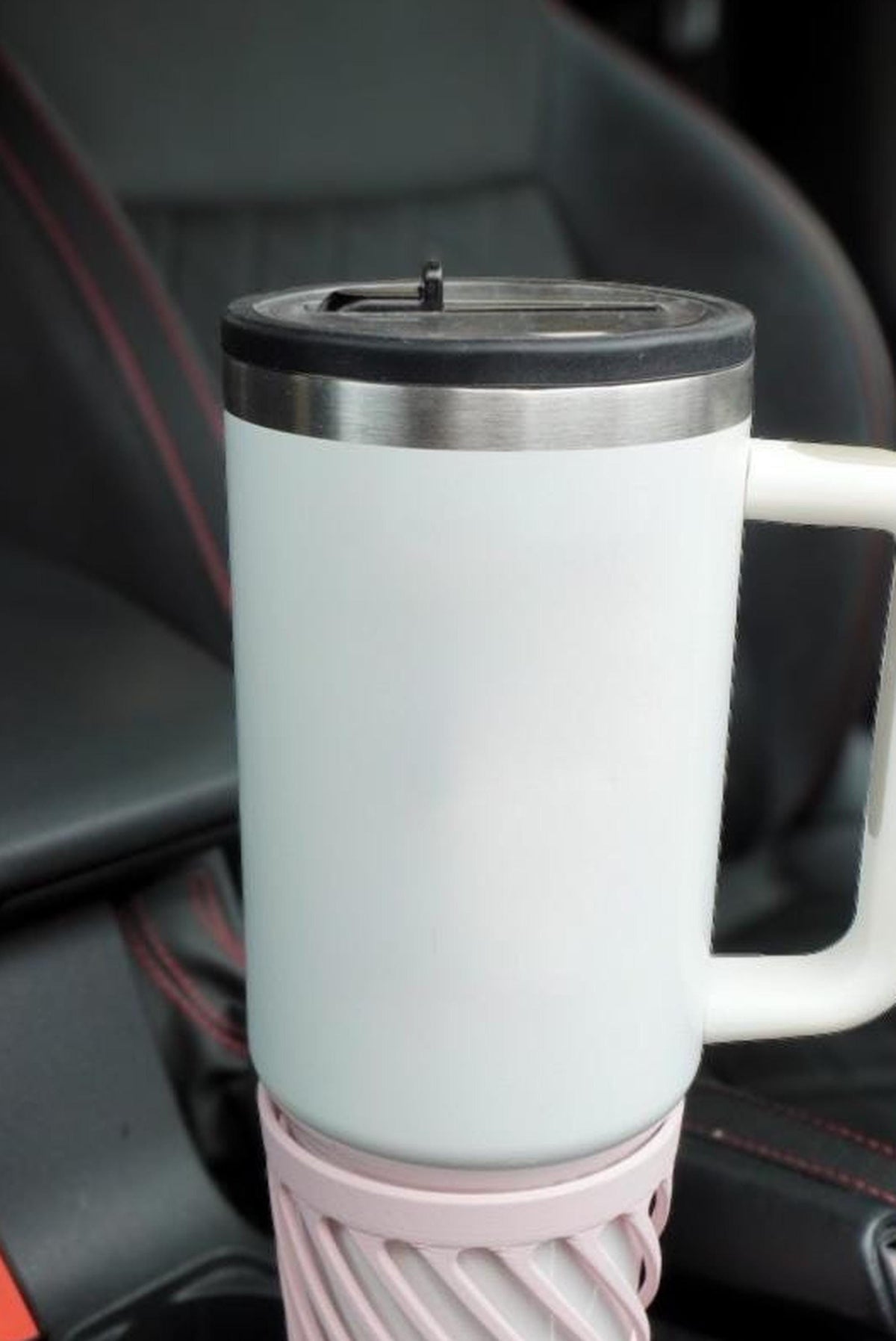 3D Printed Car Cup Holder Extender for Large Tumblers (65-69mm Base)