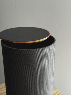 3D Printed Coffee Capsule Holder, Modern Black Pod Storage Stand (Nespresso Compatible)