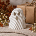 3D Printed Ghost Tealight Holder, Twisted Halloween Shelf Decor, PLA Plastic Ornament