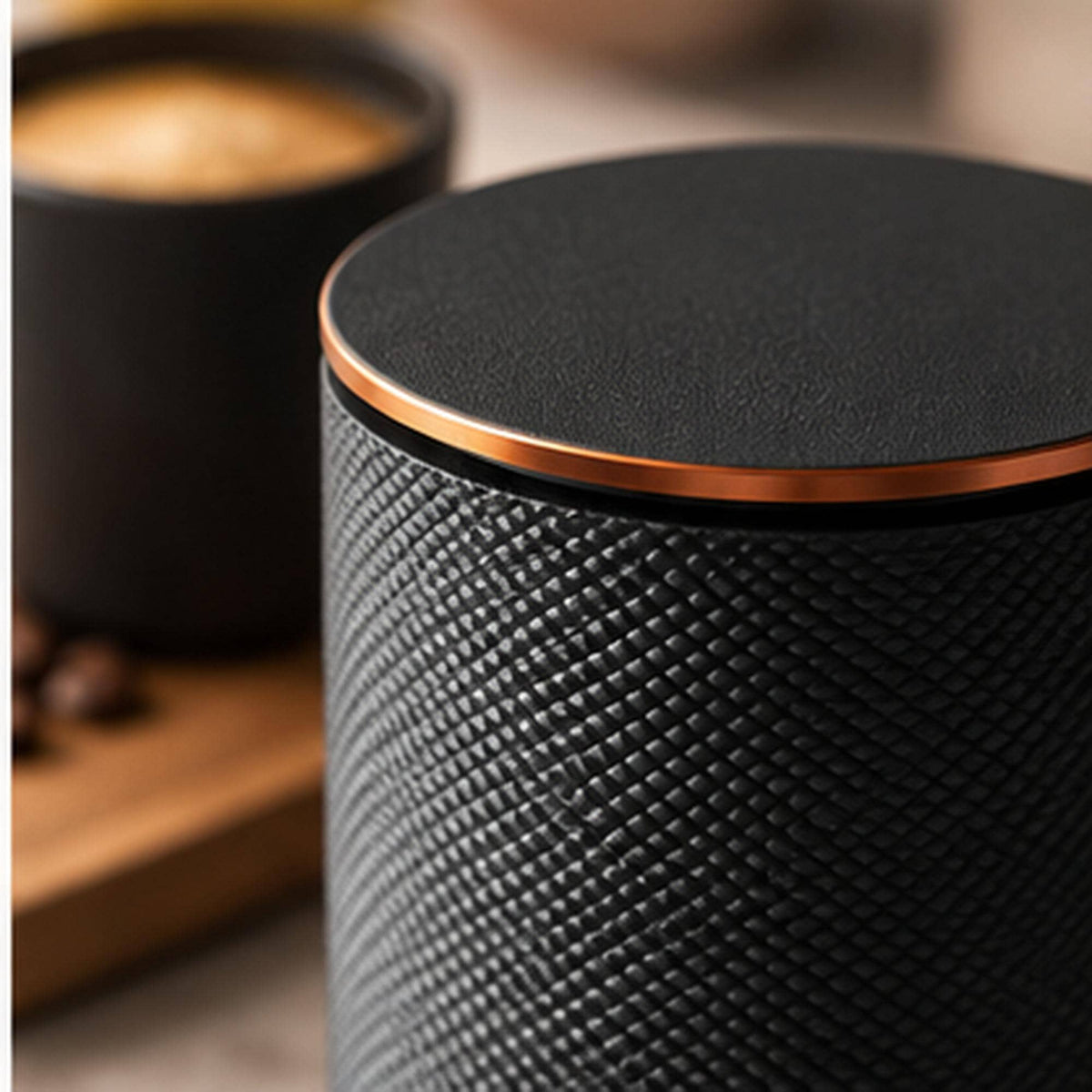 3D Printed Coffee Capsule Holder, Modern Black Pod Storage Stand (Nespresso Compatible)