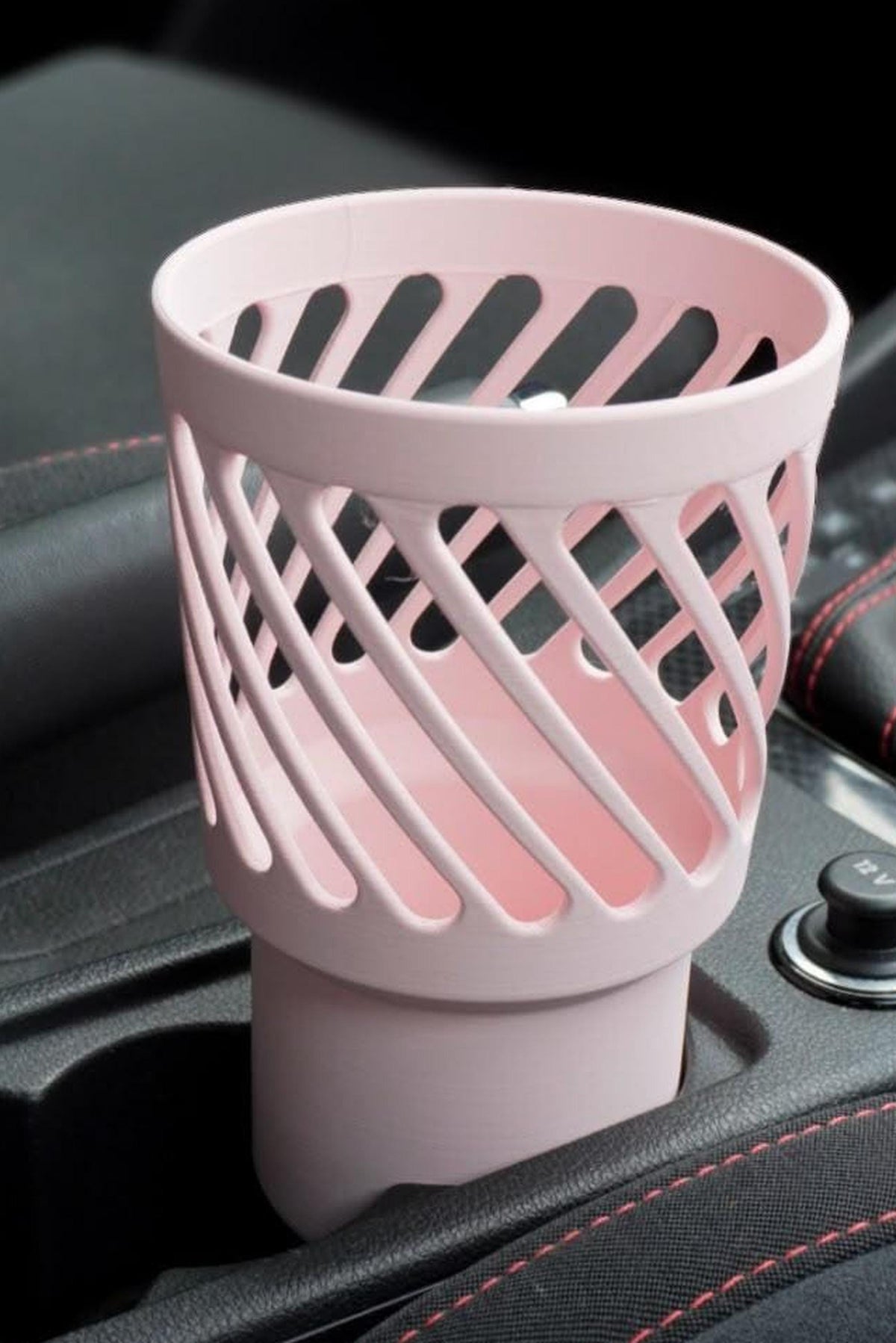 3D Printed Car Cup Holder Extender for Large Tumblers (65-69mm Base)