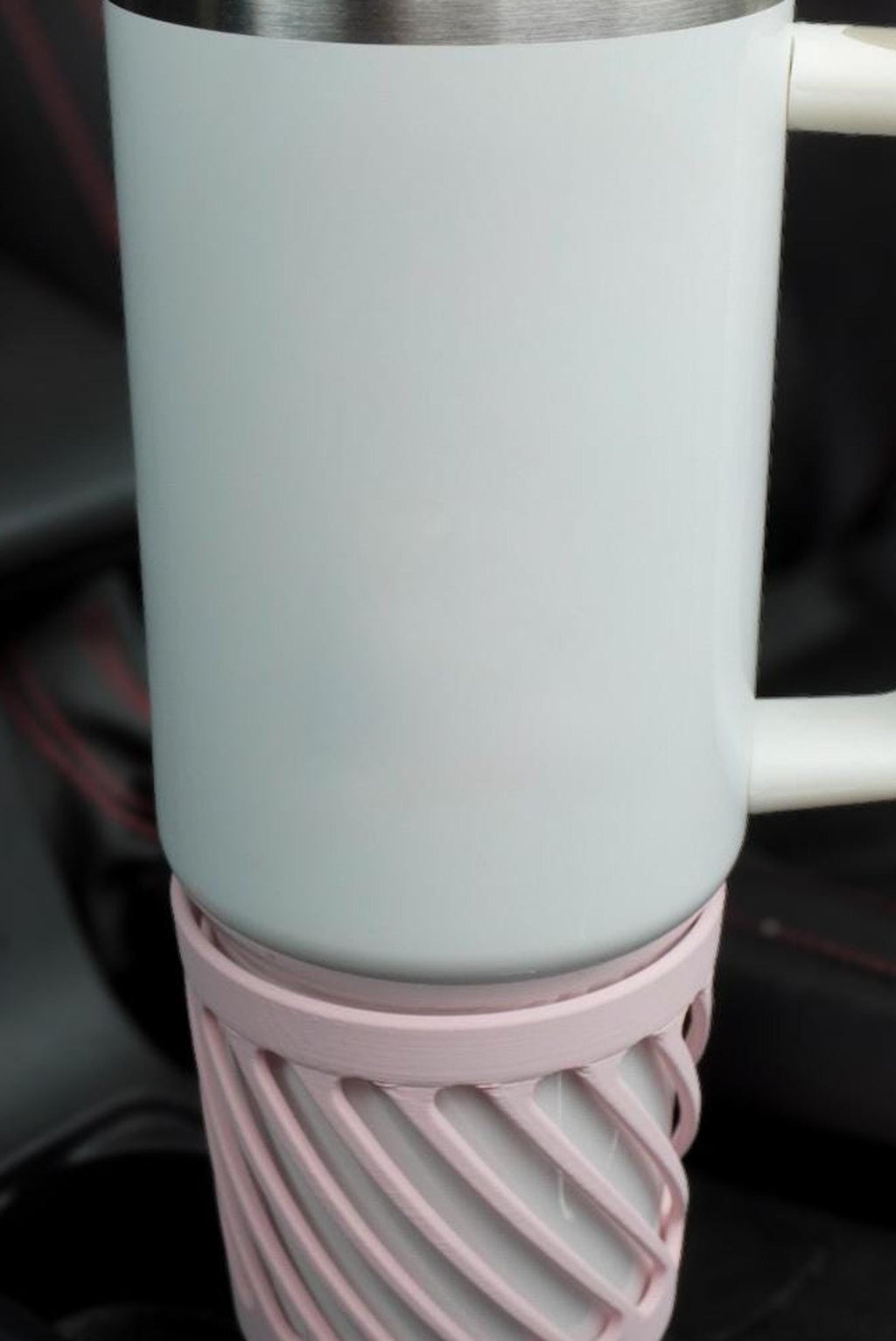3D Printed Car Cup Holder Extender for Large Tumblers (65-69mm Base)