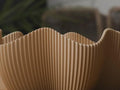 Japandi 3D Printed Ribbed Star Bowl, Scandi Catchall Dish, Autumn Home Decor