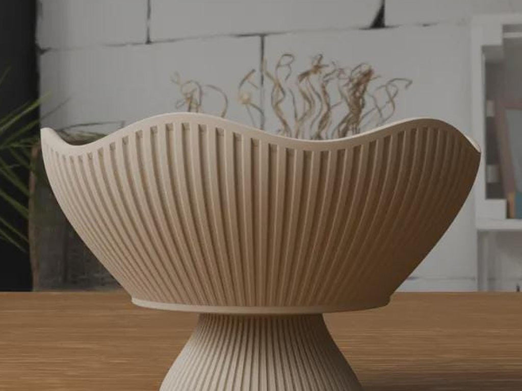 Japandi 3D Printed Fruit Bowl – Minimalist Scandinavian Catchall (Made to Order)